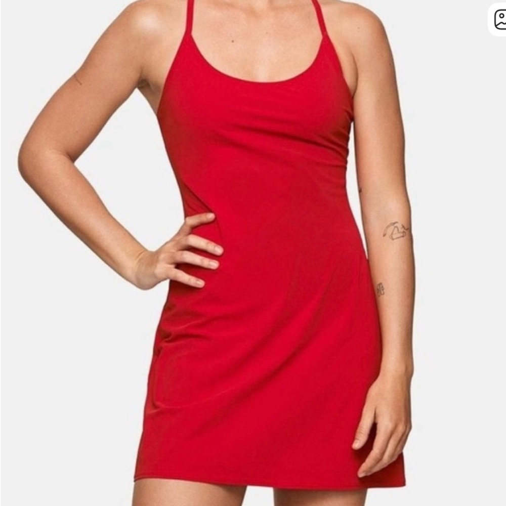 Outdoor Voices Red Exercise Dress in Size XS